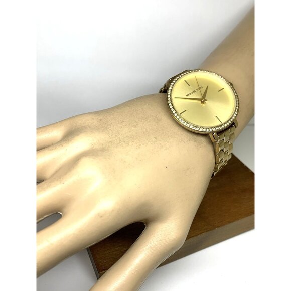Michael Kors Women\'s Watch MK4399 Charley Quartz Gold Stainless Steel 38mm main image 8